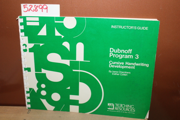 Chambers, Irene & Collen, Esther: Dubnoff Program 3 Instructor's Guide