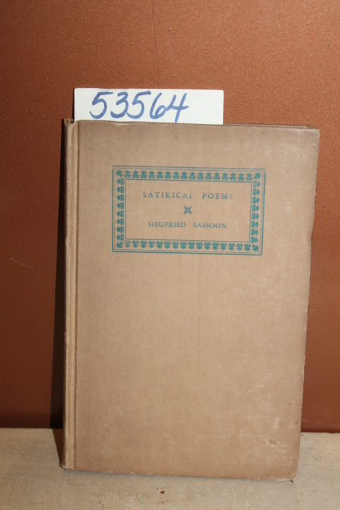 Sassoon, Siegfried: Satirical Poems