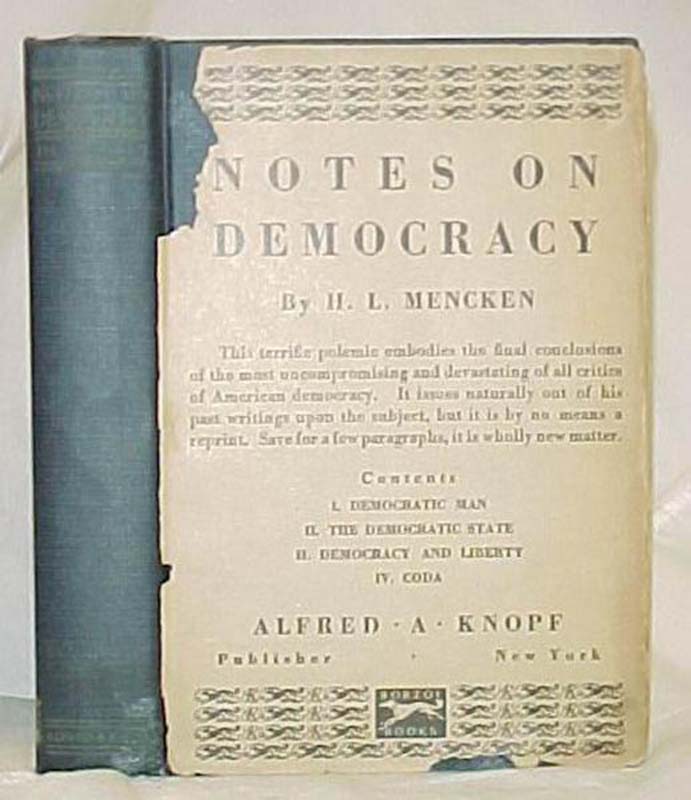 Mencken, H.L.: Notes on Democracy