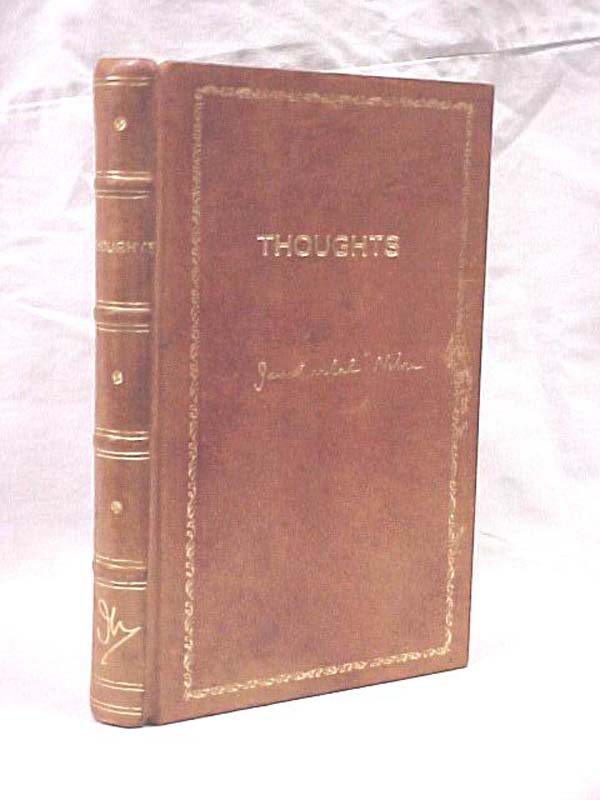 Nehru, Jawaharlal: Thoughts ( LEATHER BOUND )