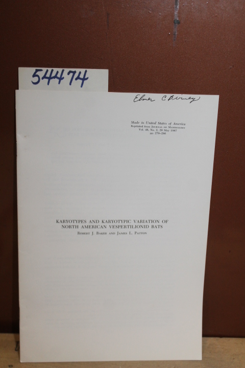 Baker, Robert J. and Patton, James L.: Karotypes and Karotypic Variation of N... Baker, Robert J. and Patton, James L.: Karotypes and Karotypic Variation of N...