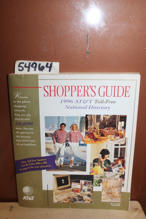 AT&T: 1996 AT&T Toll Free National Directory Shopper's Guide