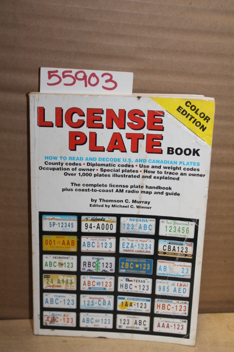 Murray, Thomson: License Plate Book