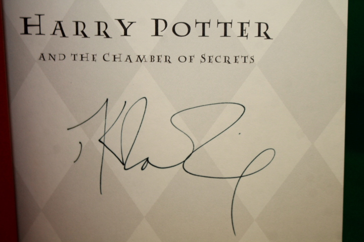 Rowling, J. K.: Harry Potter and the Chamber of Secrets Signed by Author.