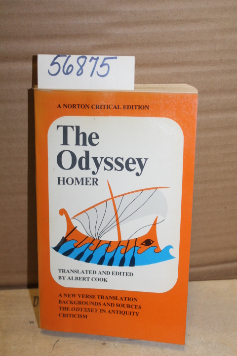 Homer, Cook, Albert C. [Translator &...: The Odyssey: A New Verse Translation...