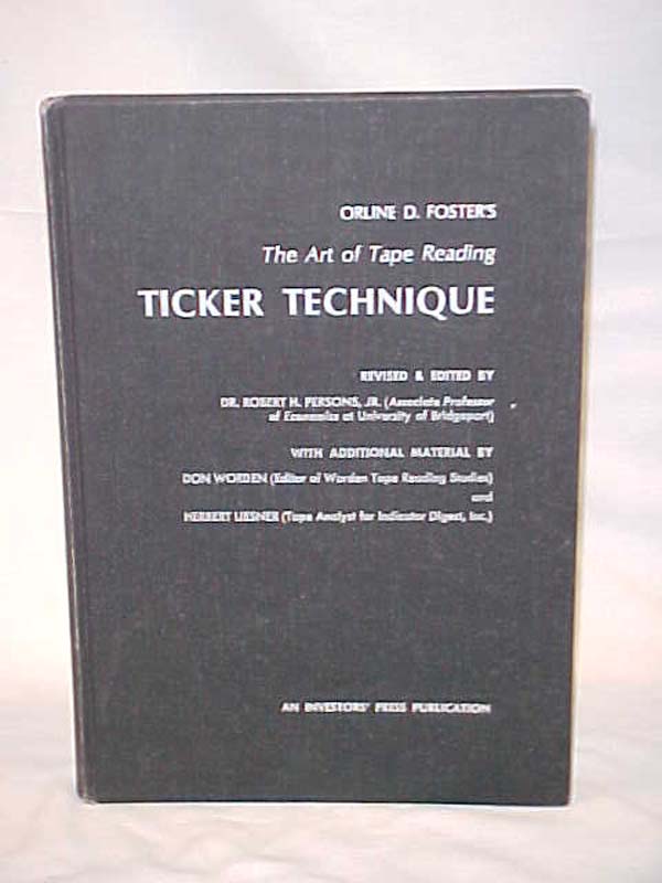 Foster, Orline D.; Persons, Jr., Rob...: Orline D. Foster's The Art of Tape R...