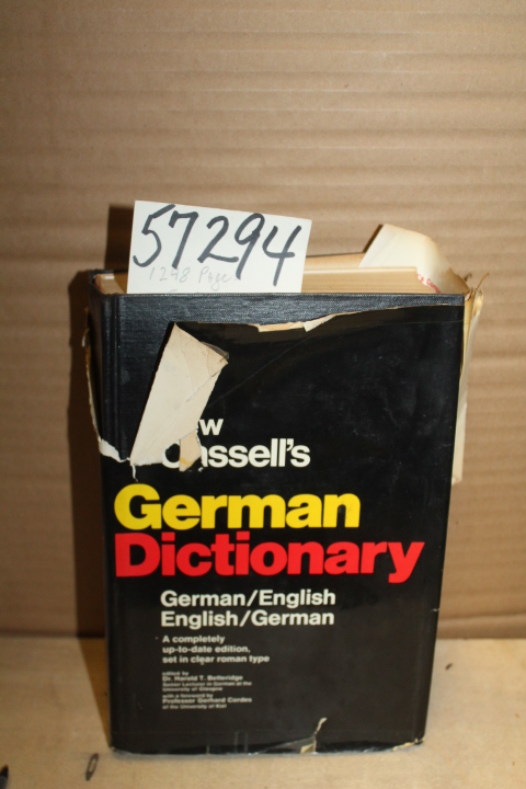 Betteridge,  Harold T.: The New Cassell's German Dictionary