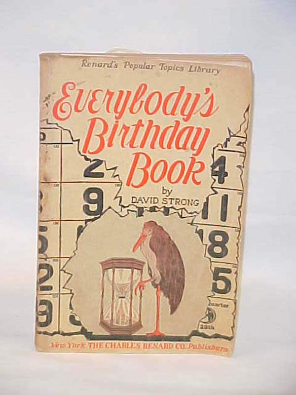 Strong,  David: Everybody's Birthday Book