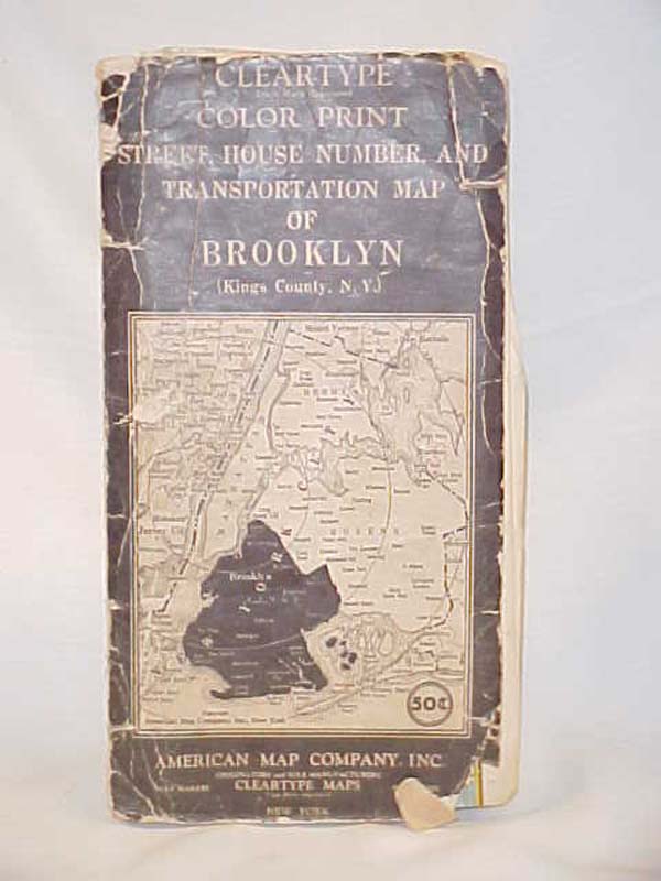 Map of Brooklyn (Kings County, NY): Brooklyn (Kings County, NY) Cleartype, Tr...