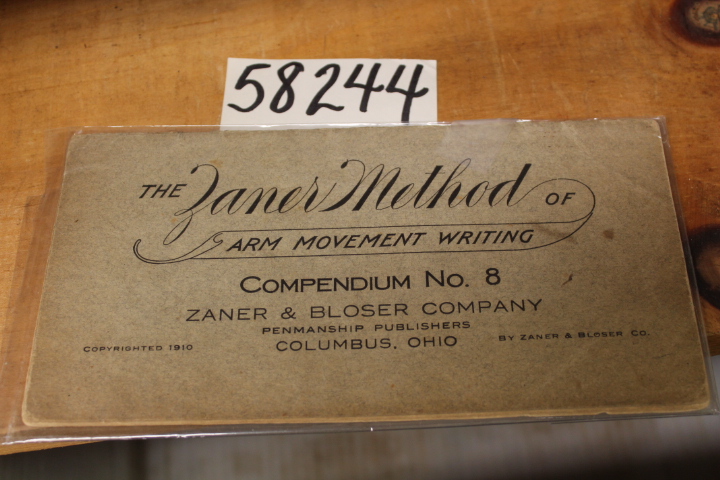 Zaner: The Zaner Method of arm movement writing: Compendium No.8