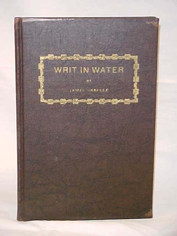 Gabelle, James: Writ in Water