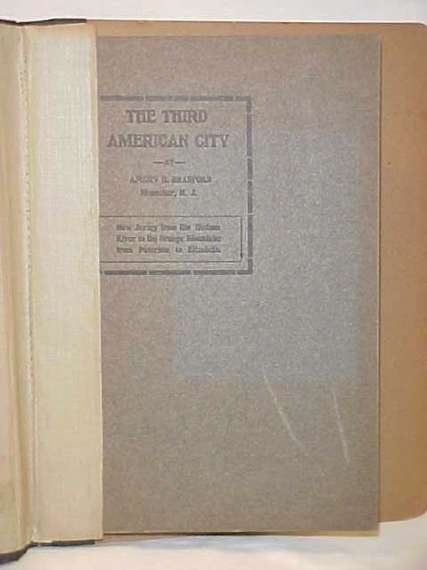 Bradford, Amory H.: The Third American City ; New Jersey from the Hudson Rive...