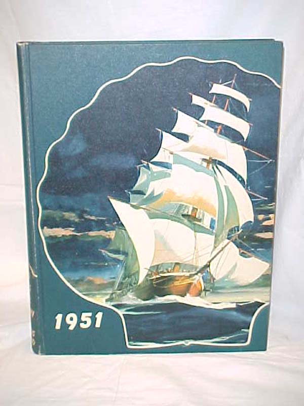 US NAVAL ACADEMY Lucky Bag: The 1951 Lucky Bag; The Yearbook of the Brigade o...