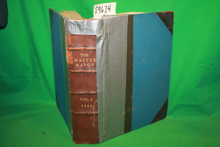 Newton, Joseph Fort  (editor): The Master Mason, Volume III - Number I