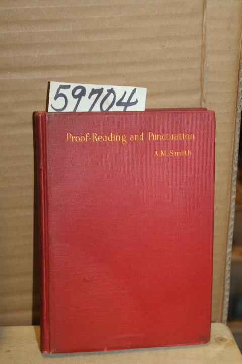 Smith, Adele Millicent: Proofreading and Punctuation