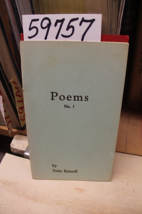 Renzell, Nette: Poems: Booklets No. 1 thru 5
