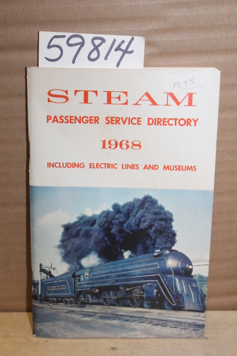 COHEN, MARVIN H. Trustee, E.S.R.M.: STEAM; passenger service directory 1968 A...