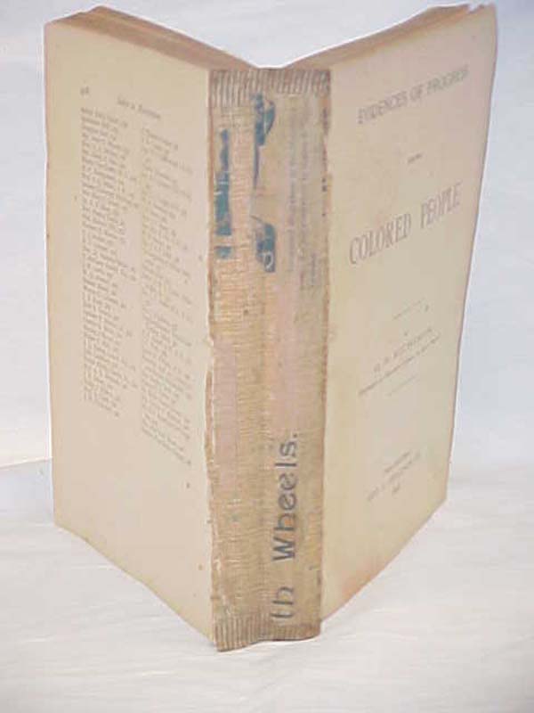 Richings, G.F: Evidences of Progress among Colored People