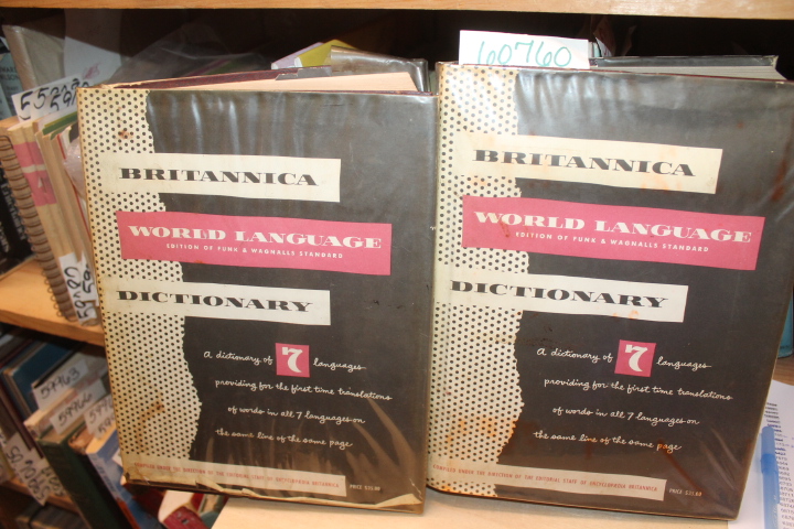 Britannica, Encyclopaedia;: Standard Dictionary of the English Language combi...