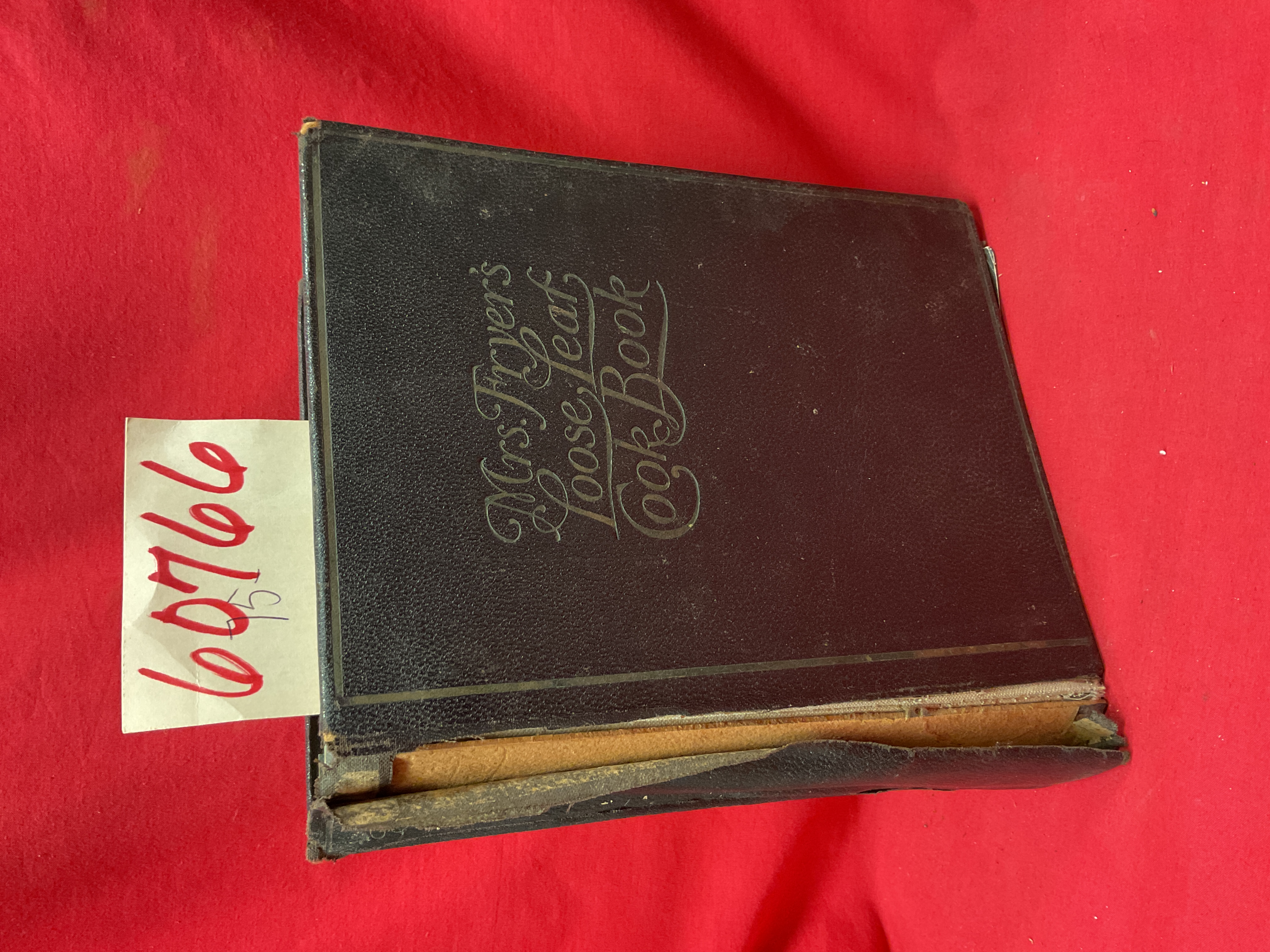 Fryer, Jane Eayre: Mrs. Fryers Loose-Leaf Cook-Book