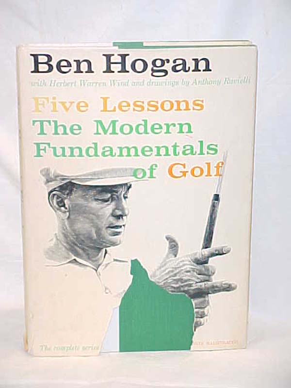 Hogan, Ben: Five Lessons the Modern Fundamentals of Golf TORN DJ