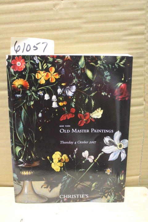 Christie's: Old Master Paintings thursday 4 October 2008 at 10:00 am  (lots 1...