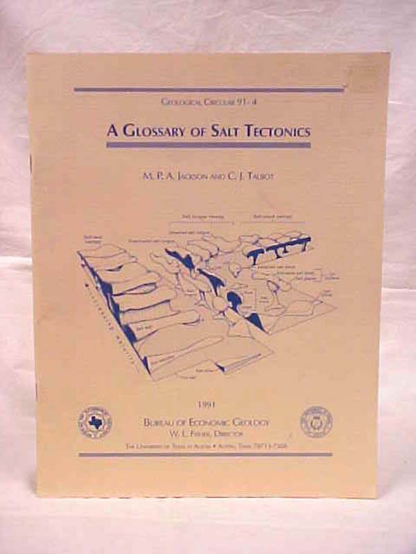 Jackson, M.P.A. & Talbot, C.J.: A Glossary of Salt Tectonics