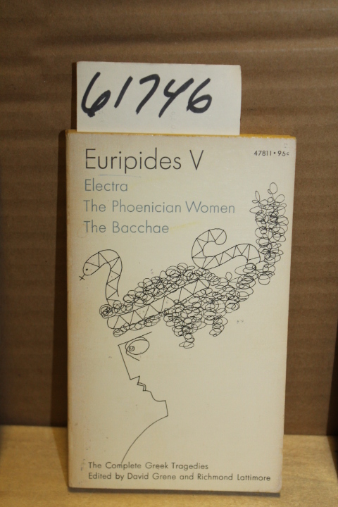Grene, David & Richmond Lattimore: Complete Greek Tragedies: Euripides V: Ele...