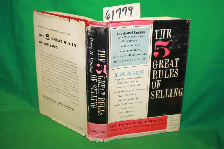 Whiting, Percy H. SIGNED BY AUTHOR: The 5 Great Rules of Selling