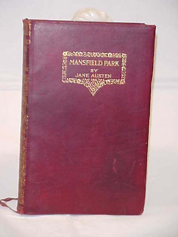 Austen, Jane: Mansfield Park 1926 MACMILLAN leather Austen, Jane: Mansfield Park 1926 MACMILLAN leather