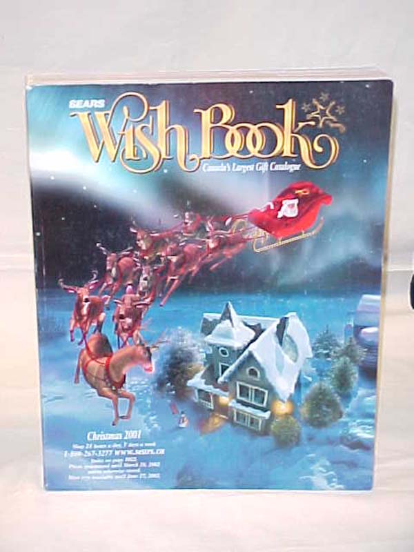 Sears Roebuck: Sears Wish Book Christmas 2001 Canada