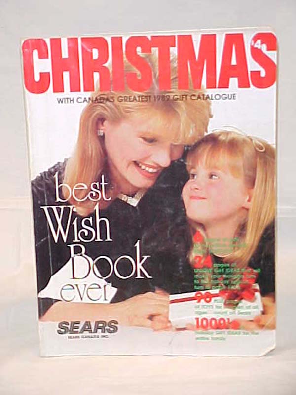 Sears Roebuck: Sears Wish Book Christmas 1989 Canada