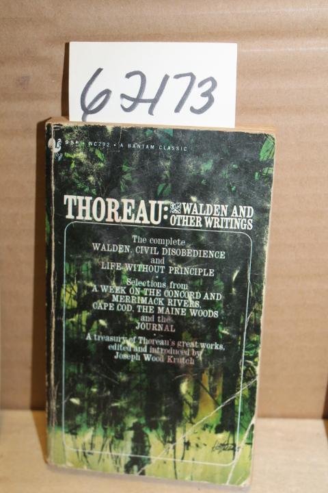 Krutch, Joseph Wood (ed and with an intro): Thoreau: Walden and Other Writings