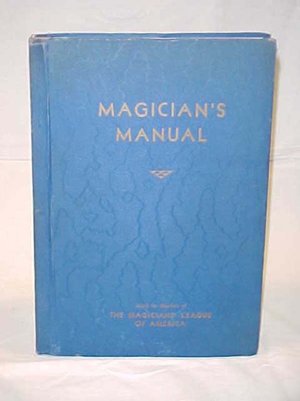 Gibson, Walter: Magician's Manual