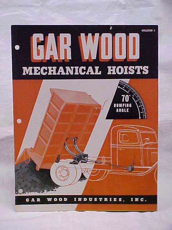 Gar Wood: Gar Wood Mechanical Hoists Bulletin 5