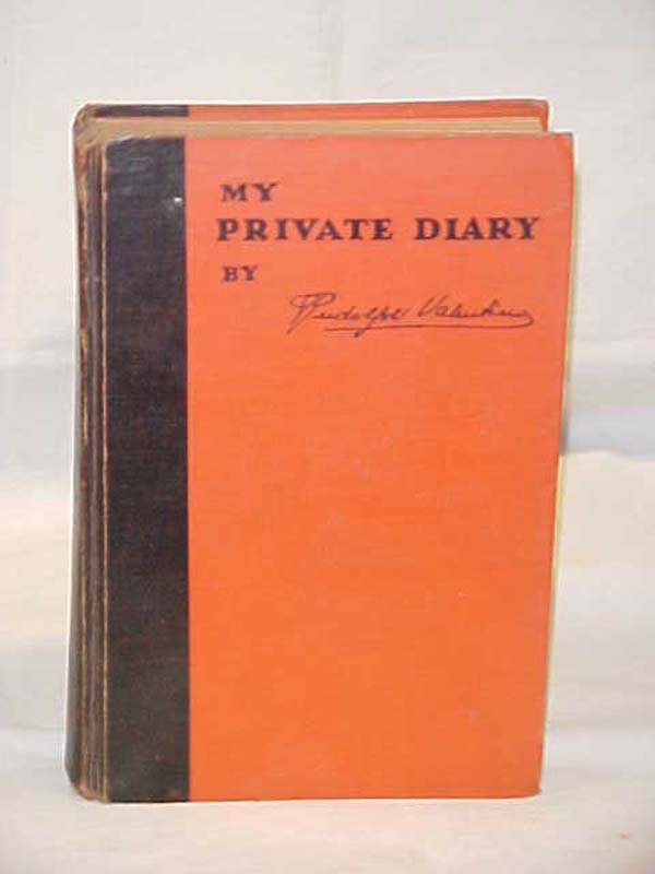 Valentino, Rudolph: My Private Diary