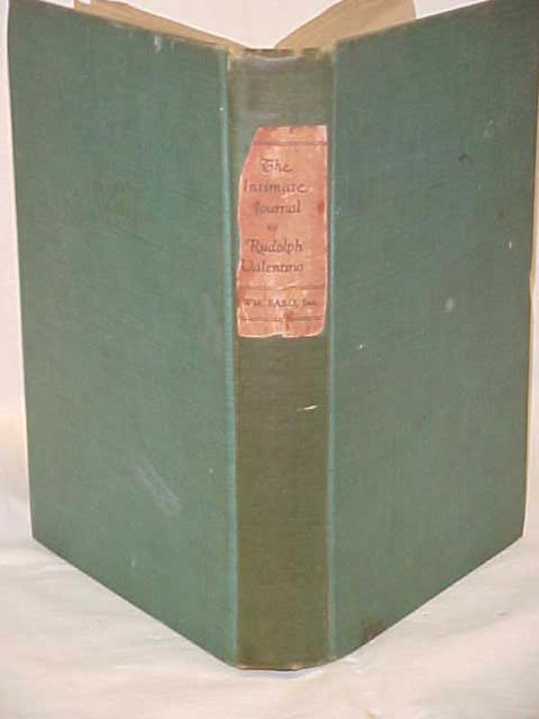 Valentino, Rudolph: The Intimate Journal of Rudolph Valentino