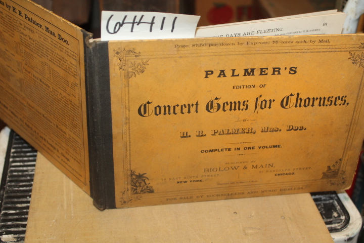Palmer, H.R.: Palmer's Edition of Concert Gems for Choruses