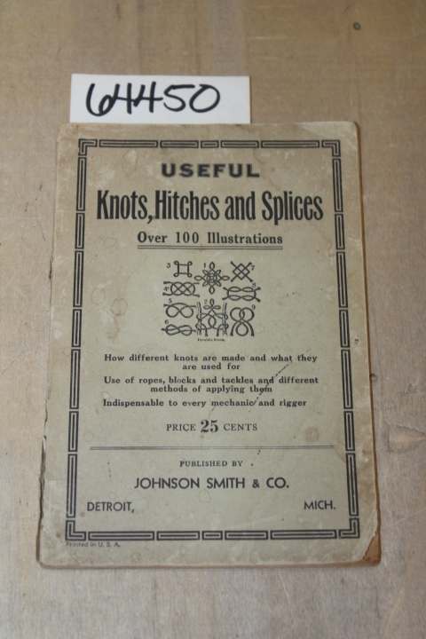Brady, G.S.: Useful Knots, Hitches and Splices