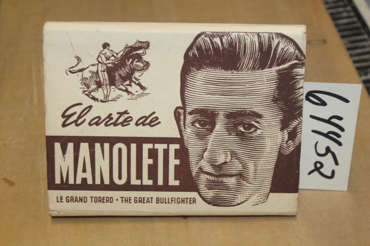 Nueve Postales Oleograficas: El Arte De Manolete Le Grand Torero - The Great ...