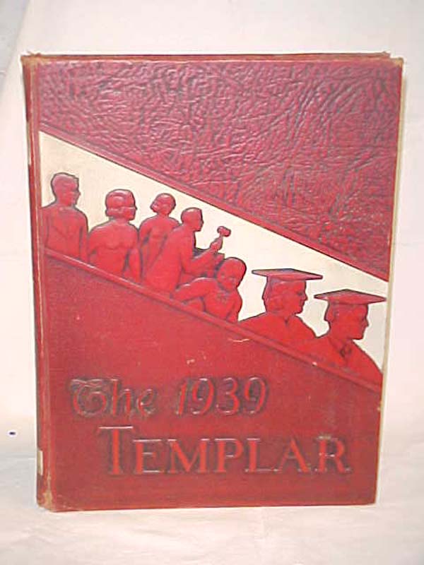 Temple University: Templar for 1939, Temple University