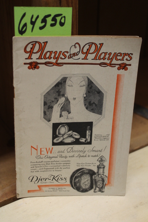 Plays and Players: Plays and Players ad book