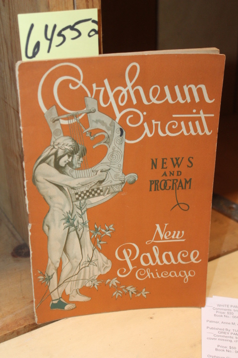 Orpheum Circuit News: Orpheum Circuit News and Program ad book
