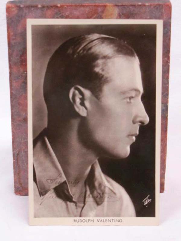 Rudolph Valentino: Rudolph Valentino J. BEAGLES Postcard  Picturegoer  Series