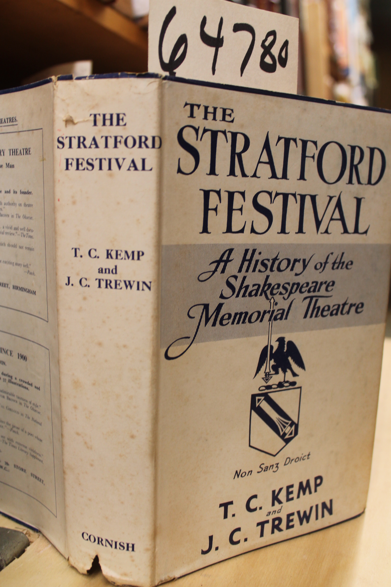 Kemp, T. C & J. C. Trewin: Stratford Festival A History of the Shakespeare Me...