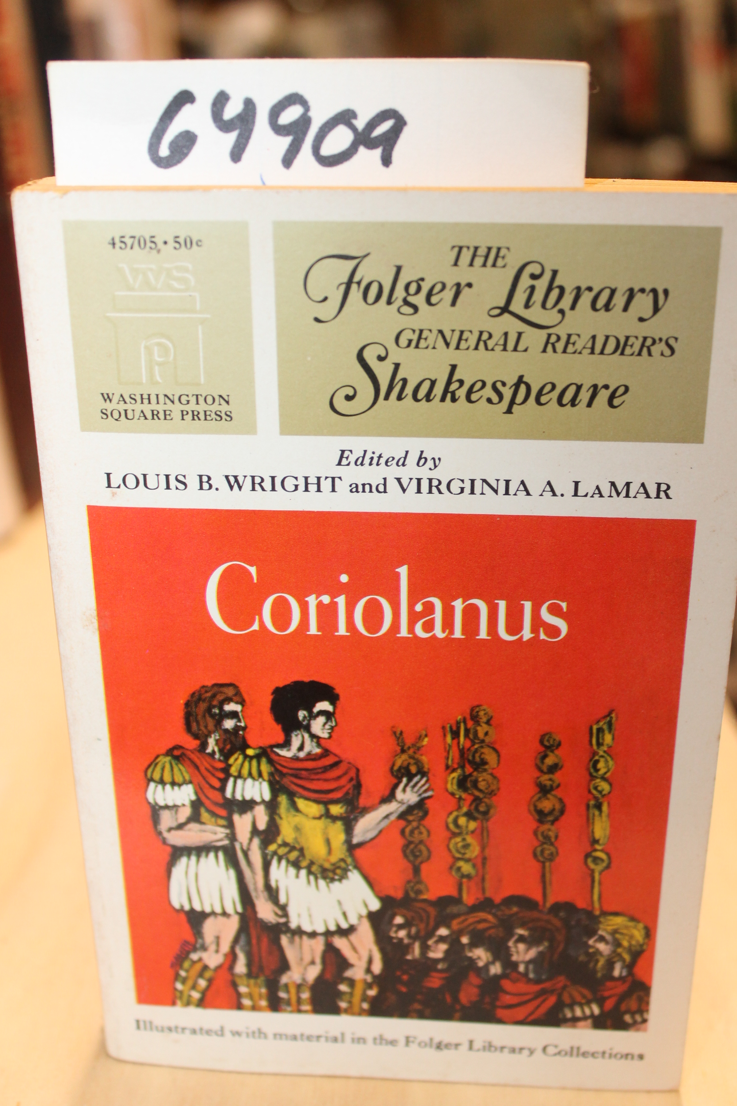 Wright, Louis B. & LaMar, Virginia A. (Edited By): Coriolanus