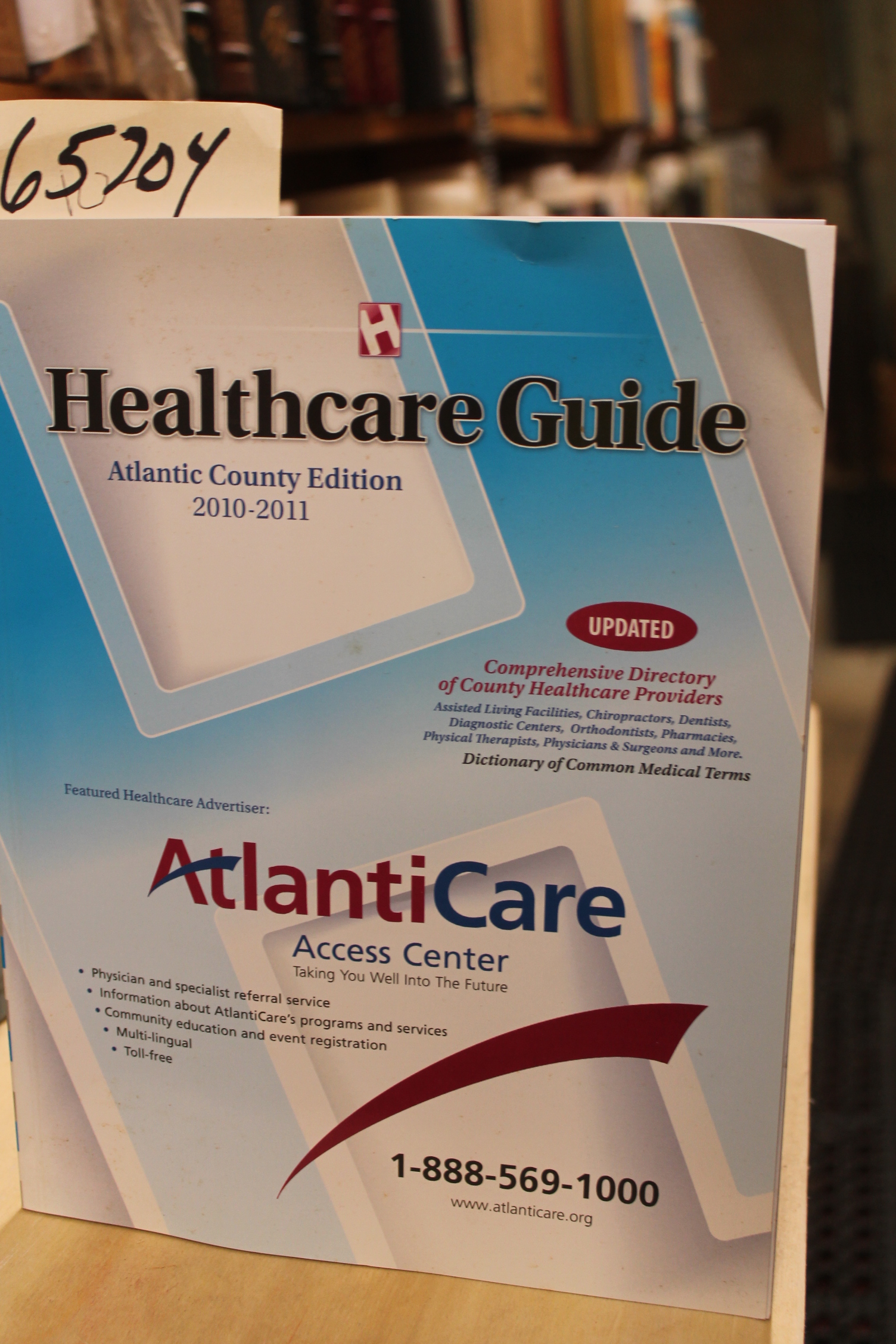 SELARENA, LLC / HEALTHCARE G: Healthcare Guide Atlantic County Edition 1020-2011
