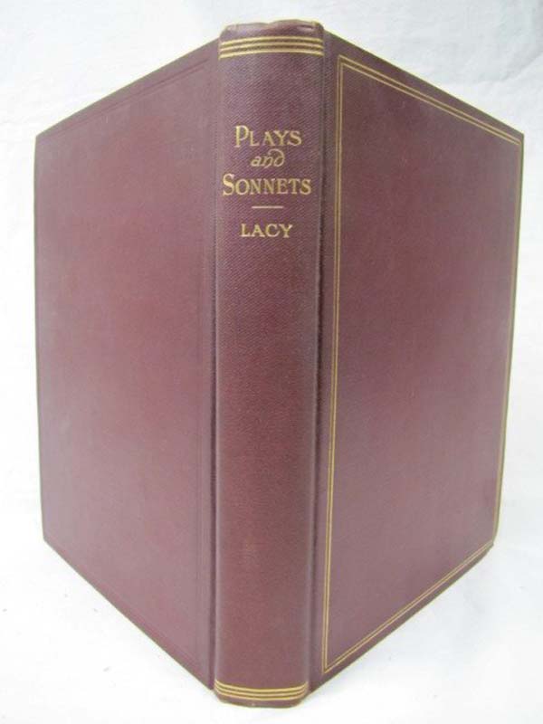 Ferris, Stephen: Plays and Sonnets by Ernest Lacy