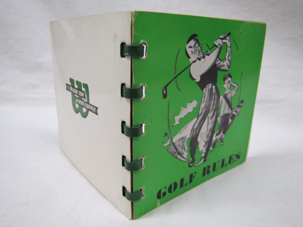 Wilson Sporting Goods Co: Official Rules of the United States Golf Association