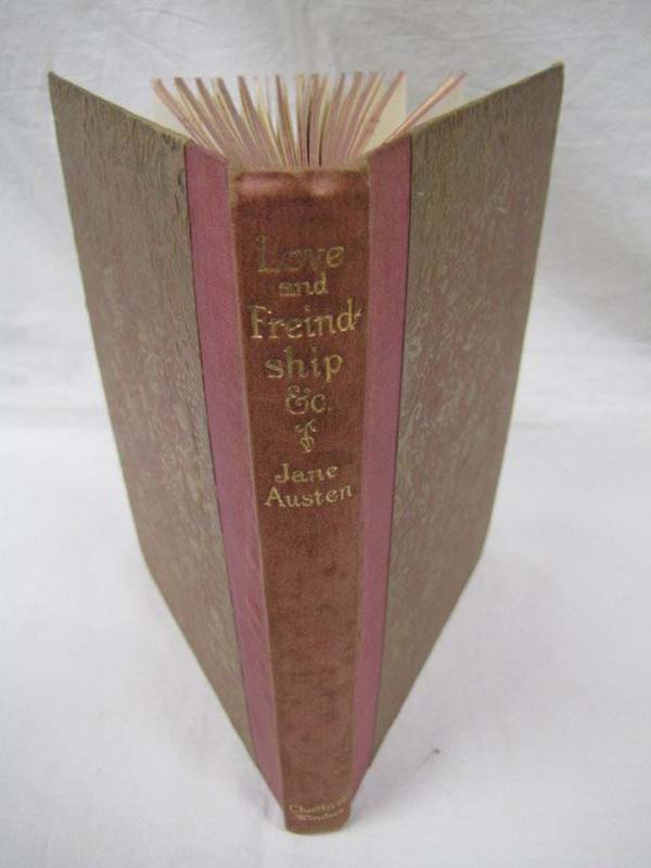 Austen, Jane: Love and Freindship, UK, 1922, Pink Hardback Austen, Jane: Love and Freindship, UK, 1922, Pink Hardback